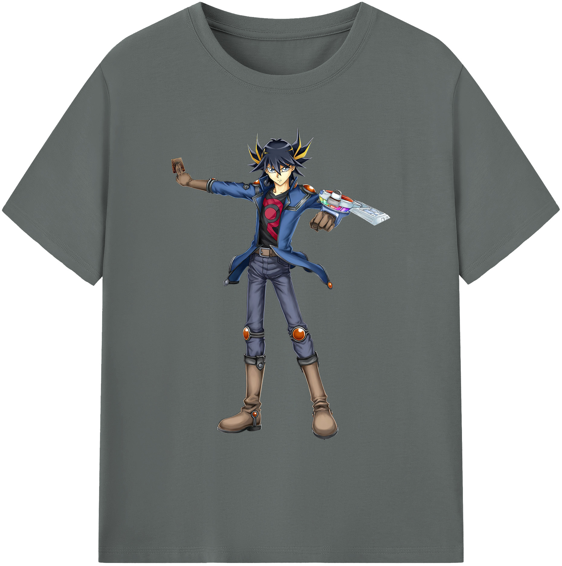 （画像用） 遊☆戯☆王 Yu-Gi-Oh! 綿100％ メンズ半袖Tシャツ｜肌触りやわらか＆通気性